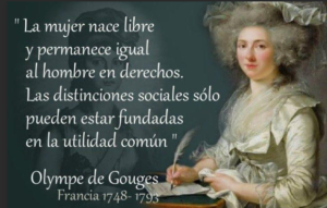 Olympe de Gougs, filósofa y política francesa